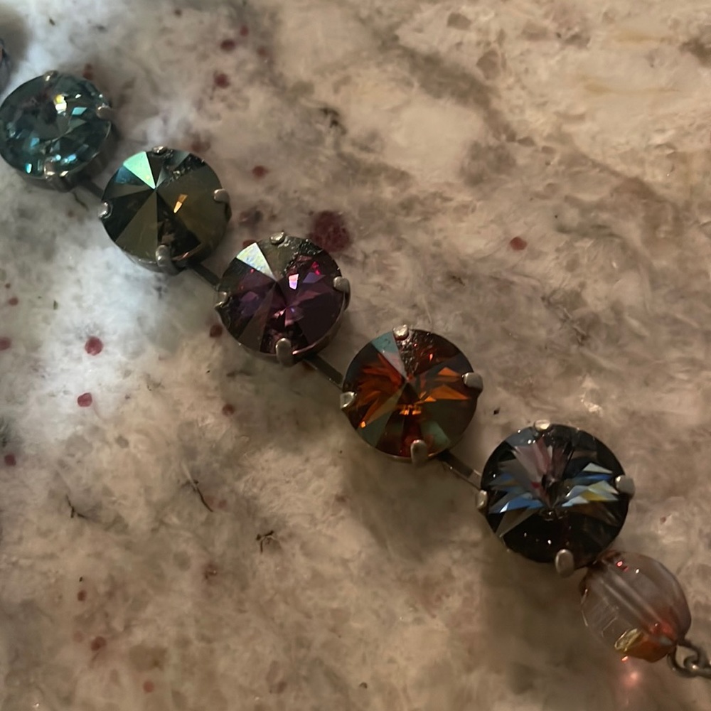 Gorgeous large stone Sabika necklace multicolor